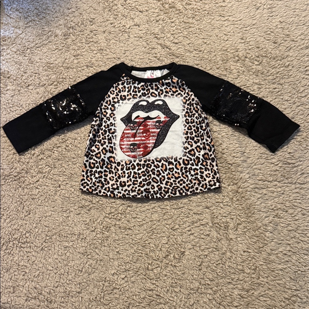 Toddler Ruffle Girl Long Sleeve T-shirt